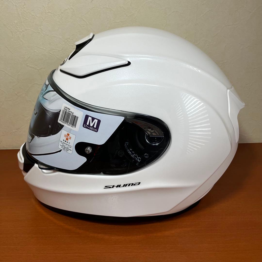 Kabuto SHUMA フルフェイスヘルメット Mサイズ ホワイト