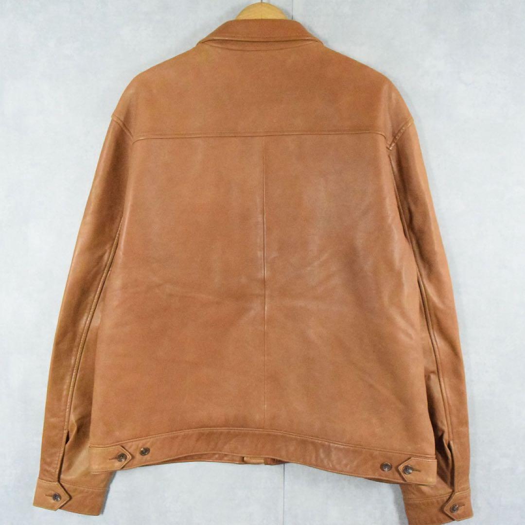 ラルフローレン レザースイングトップ 90s Ralph Lauren