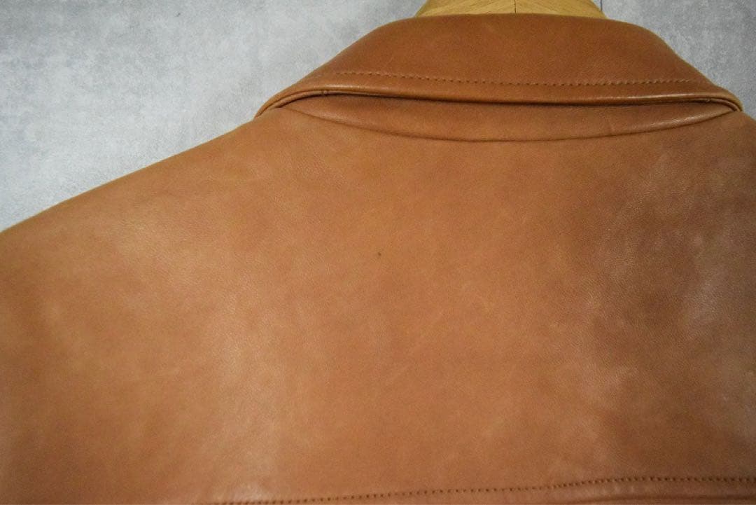 ラルフローレン レザースイングトップ 90s Ralph Lauren