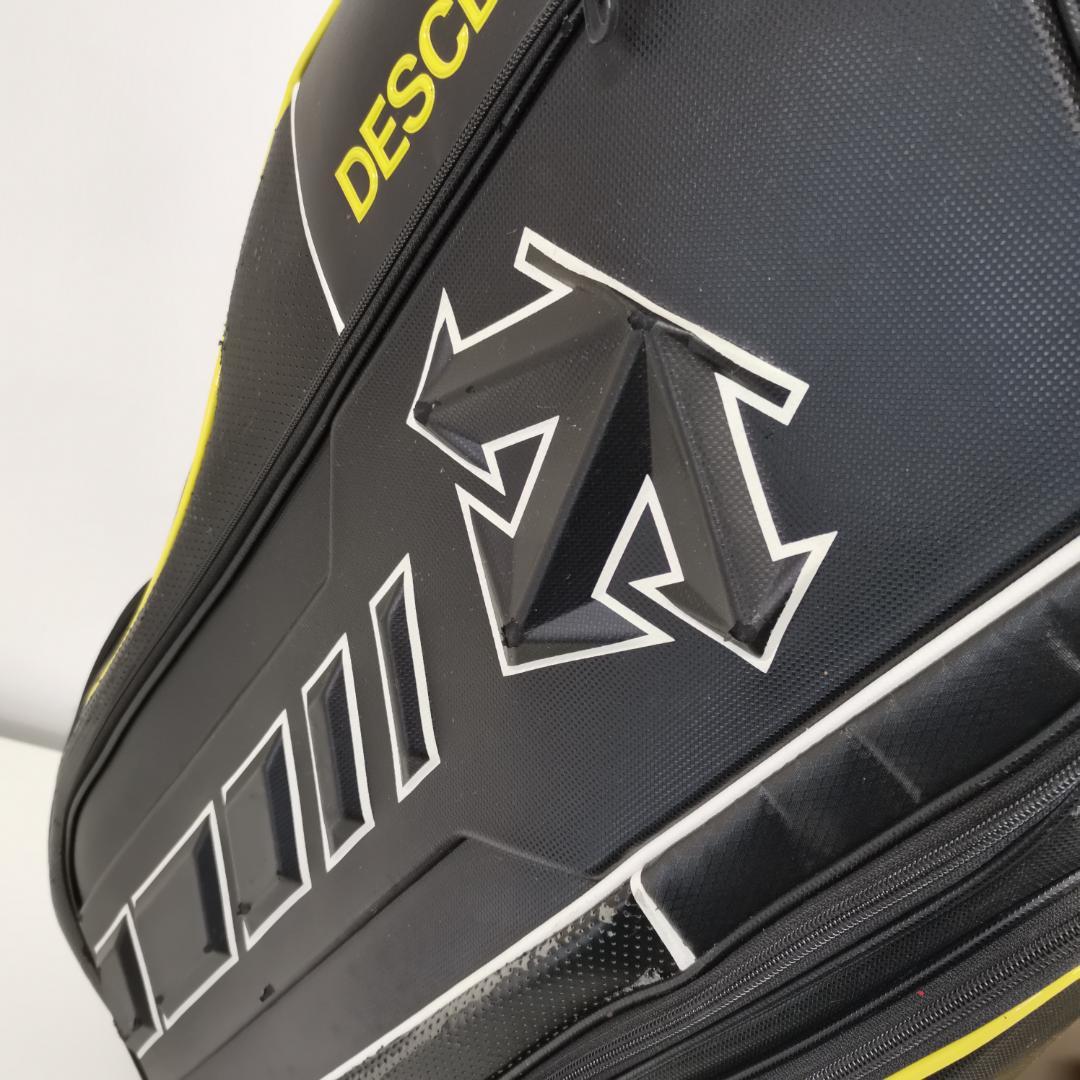 DESCENTE デサント 9.5型 大型 キャディバッグ ゴルフバッグ 黒