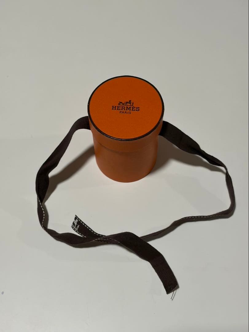 HERMES オレンジ ツイリー　専用ケース付き