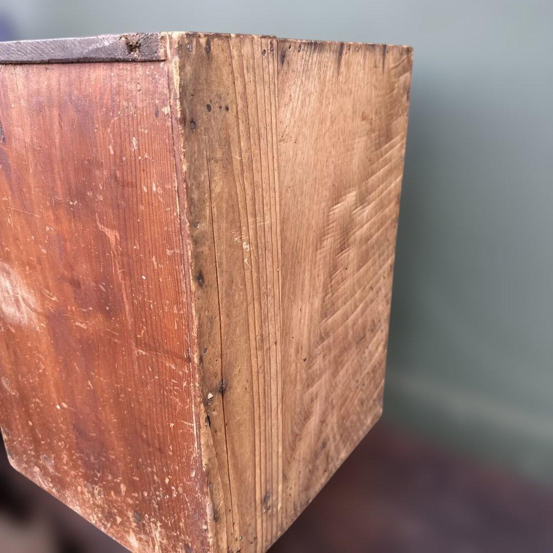 最終お値下げ❣️ヴィンテージ　味ありすぎな木製5段小物　小引き出し　収納