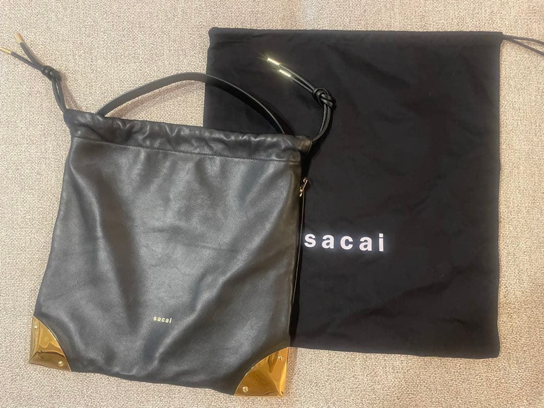 sacai Corner l Drawstring トートバッグ