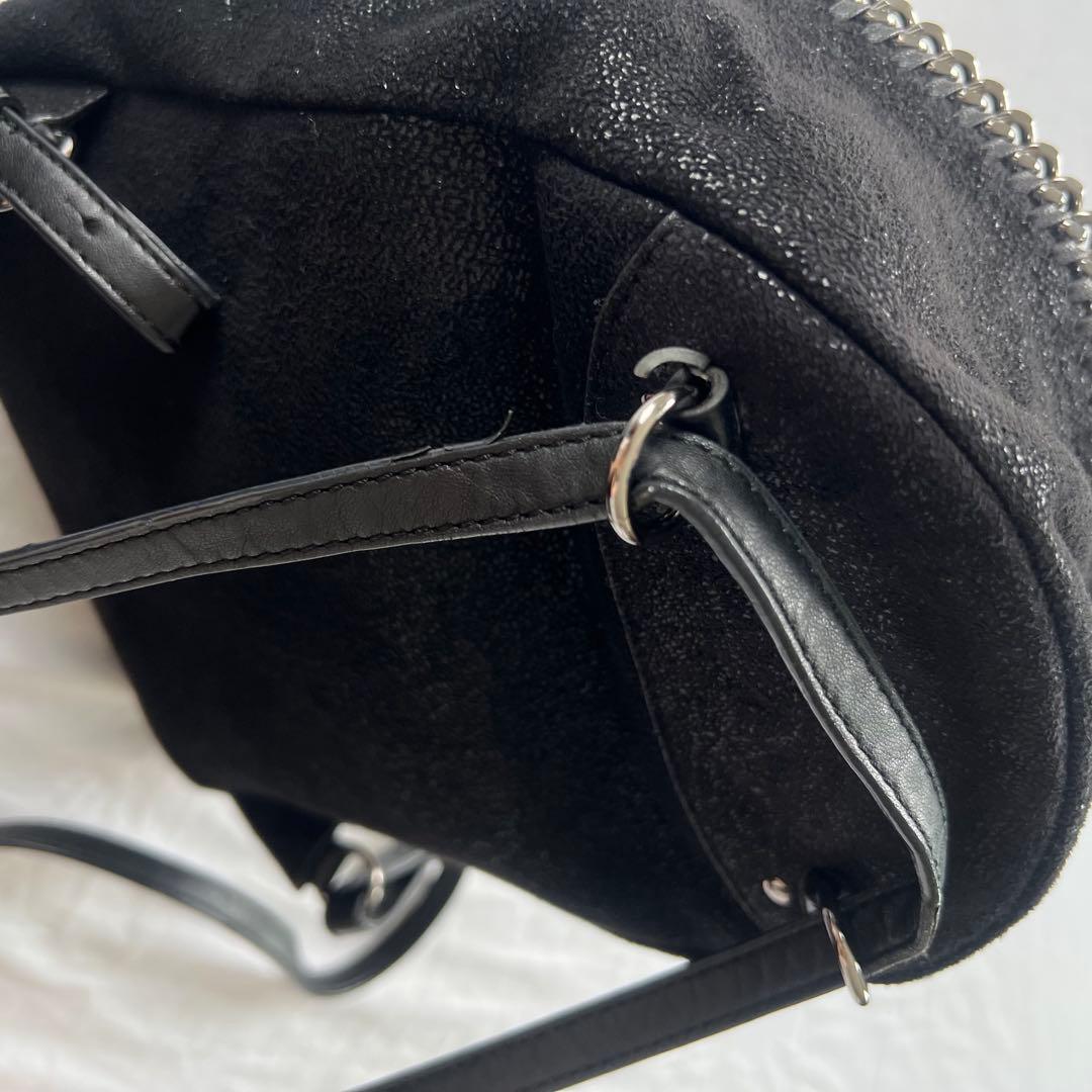 ゆ【Stella McCartney】ファラベラミニバックパック ブラック