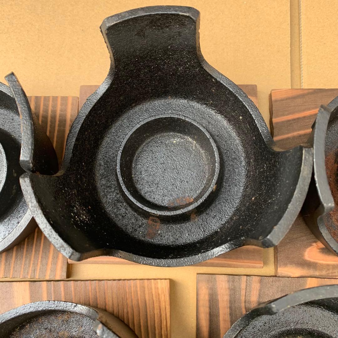 南部鉄器　いろり鍋　コンロセット　5組