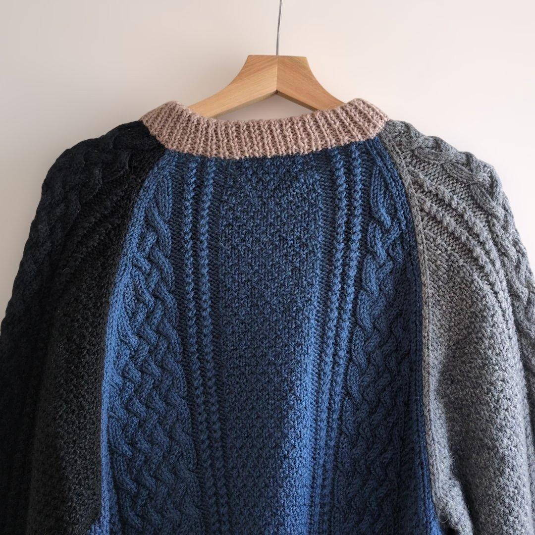 INVERALLAN（インバーアラン）4Aカーディガン　マルチカラー　美品