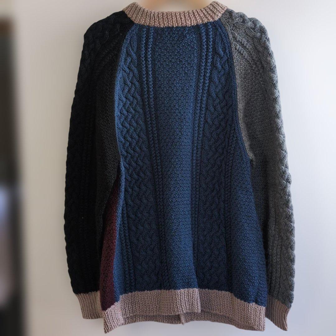 INVERALLAN（インバーアラン）4Aカーディガン　マルチカラー　美品