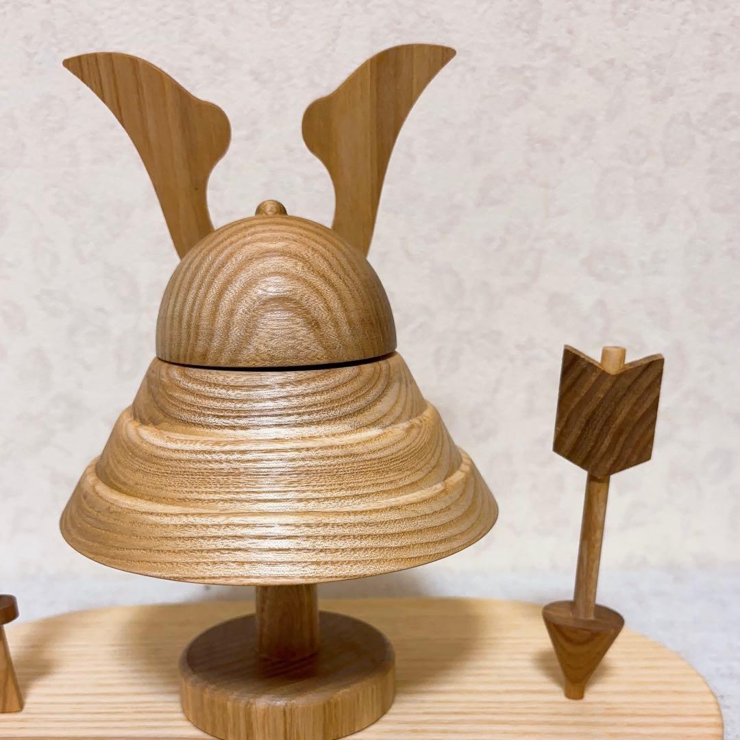 lemi toys正規品　木製 五月人形 兜