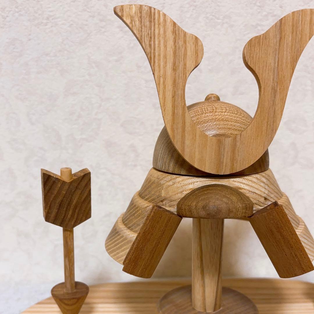 lemi toys正規品　木製 五月人形 兜