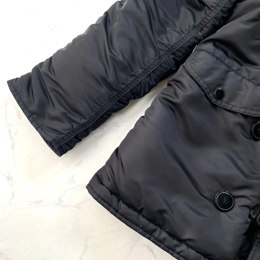 アルファインダストリーズ N-3B ファー ボア ジャケット S ブラック