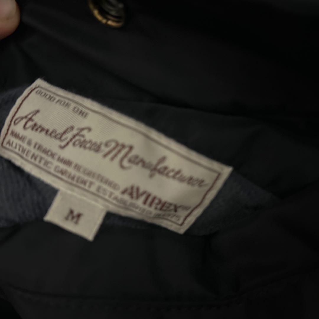 美品 AVIREX Mサイズ.ブラック MA-1 フライトジャケット