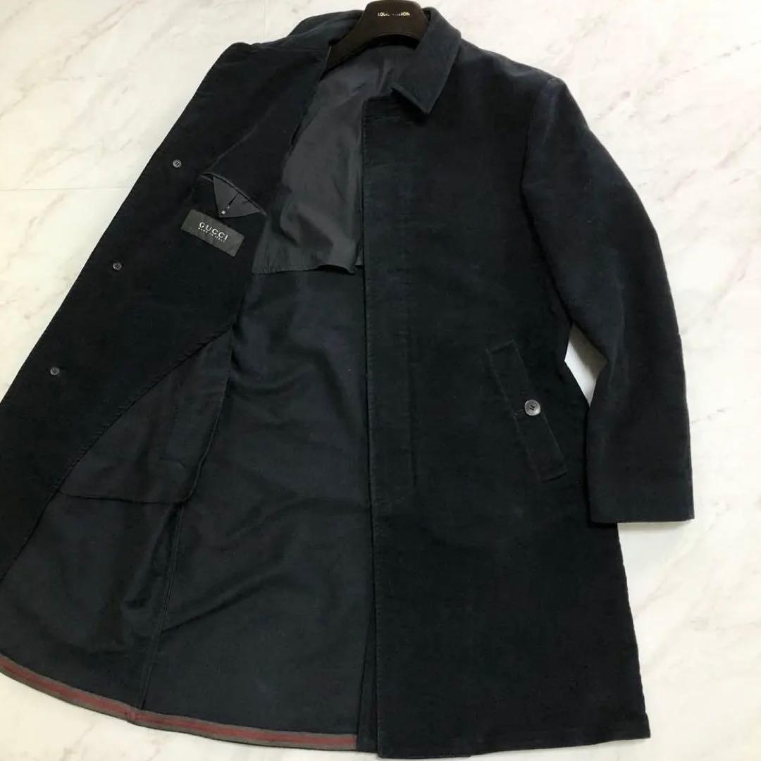 GUCCI グッチ トムフォード期 シェリーライン ステンカラーコート 48