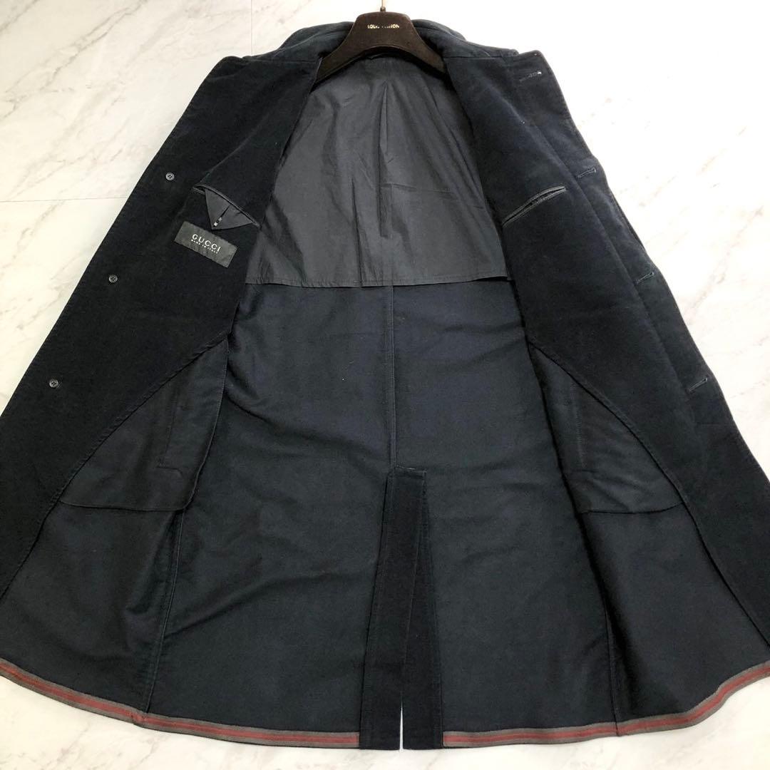 GUCCI グッチ トムフォード期 シェリーライン ステンカラーコート 48