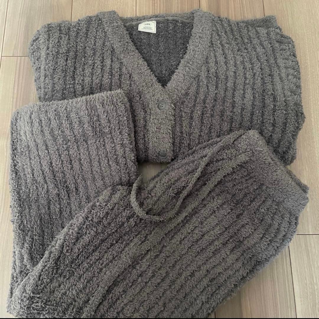 ジェラートピケ❤️もこもこルームウェアセット　カーディガンロングパンツ2025福袋