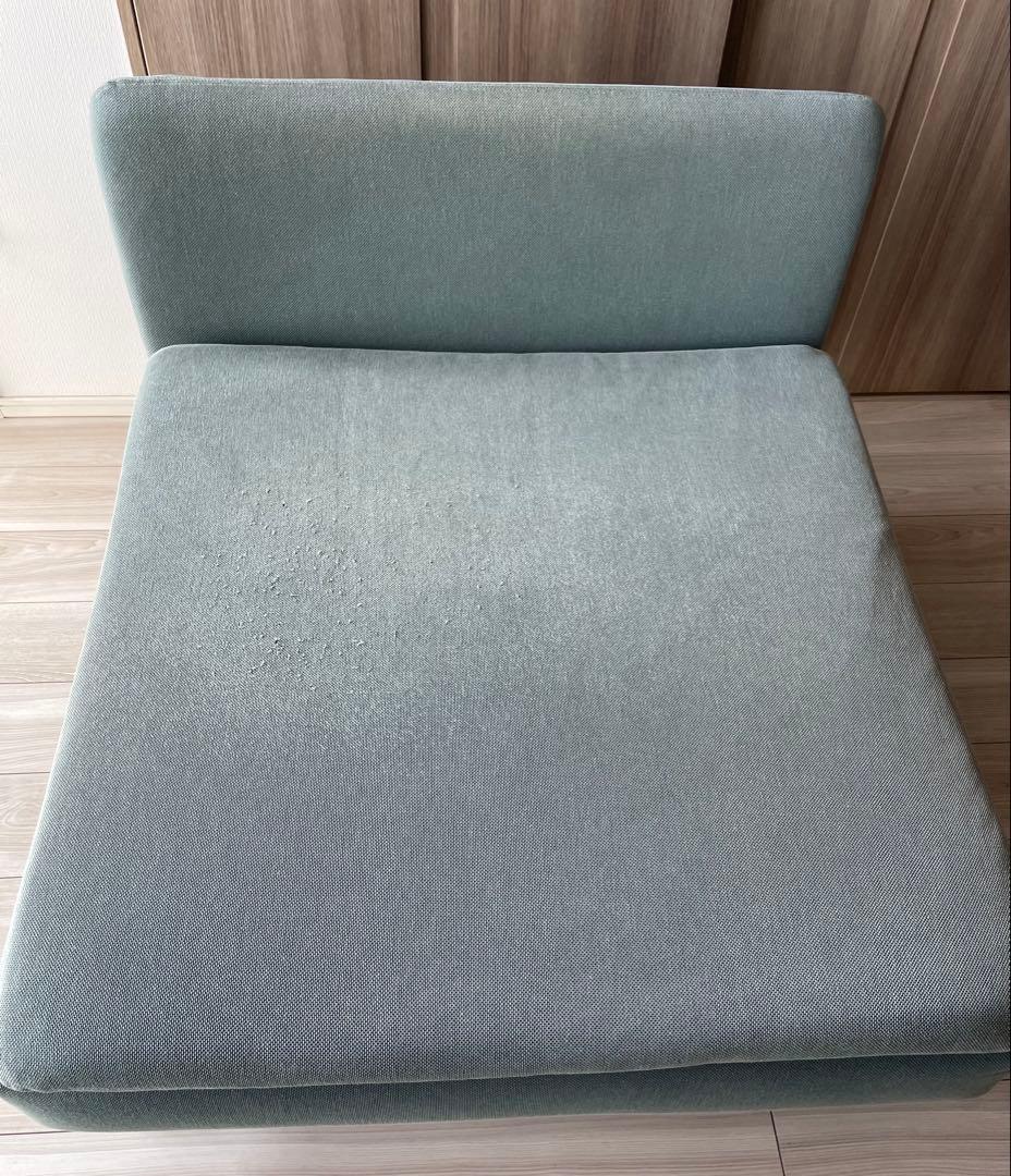 （廃棄直前　最終値下）ソーデルハムン　ひとり掛けソファー　ターコイズ色