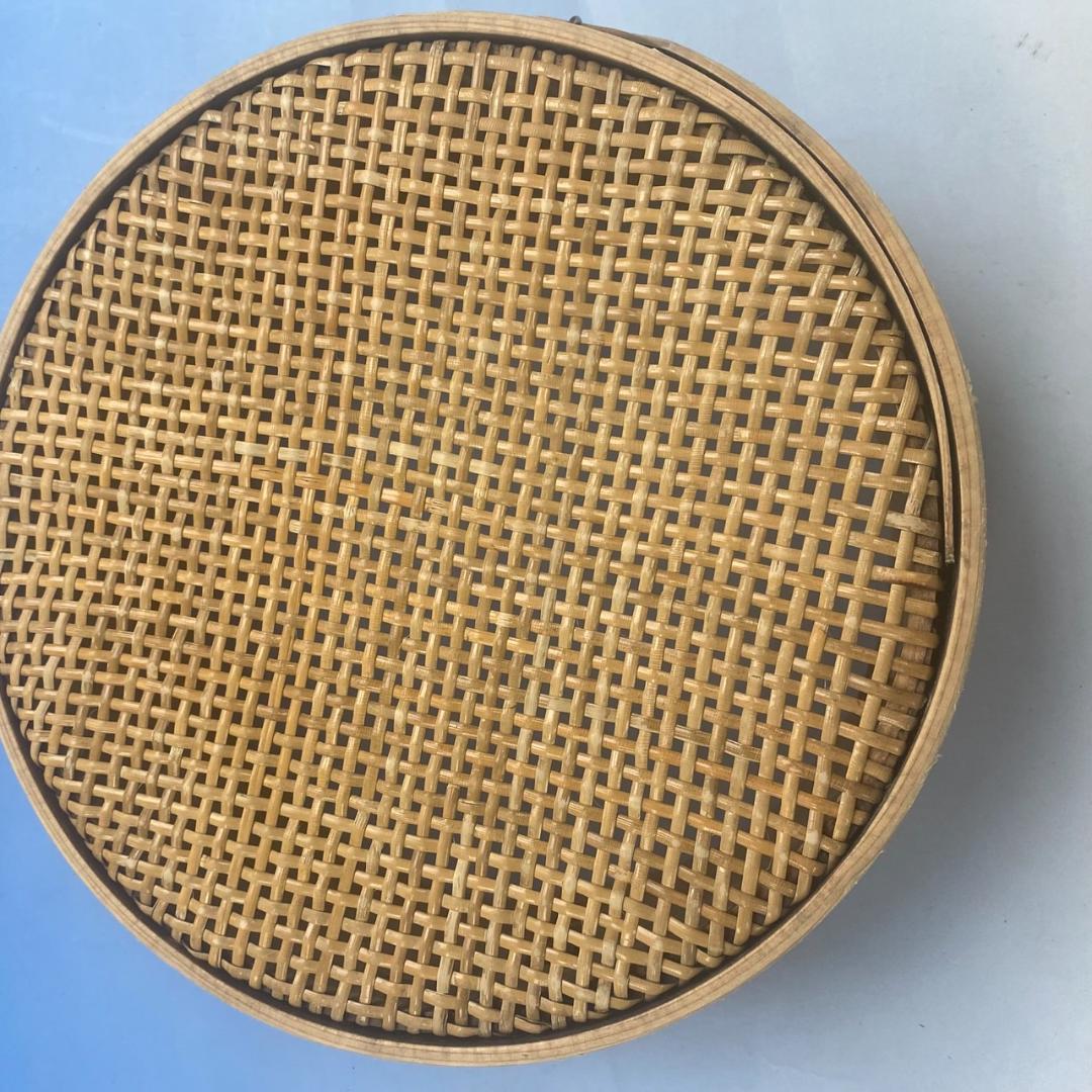 籐製きんとん とおし（8寸＝約24㎝）希少中古品