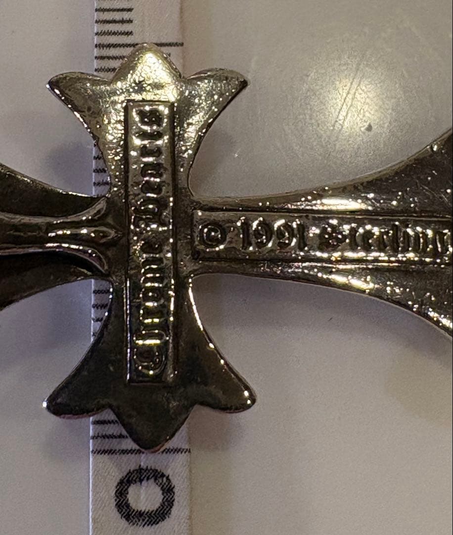 正規品CHROME HEARTS CHスモールクロス　チョーカー