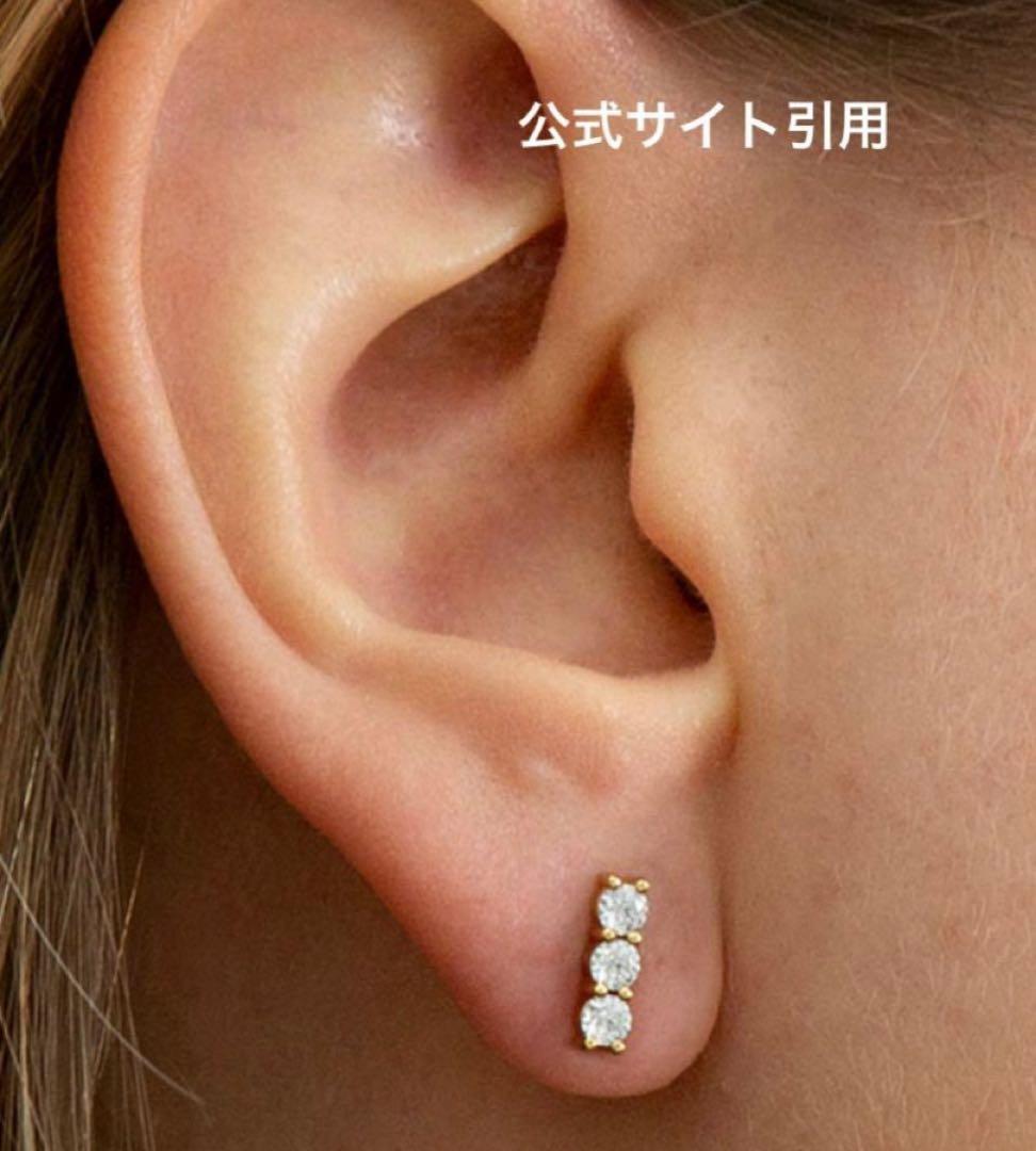 BAQLESS バックレス　ピアス　Honesty Triple Gold