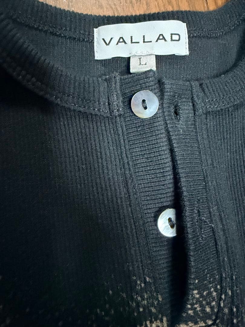 専用 L VALLAD V.HENRY NECK L/S BLACKサーマル