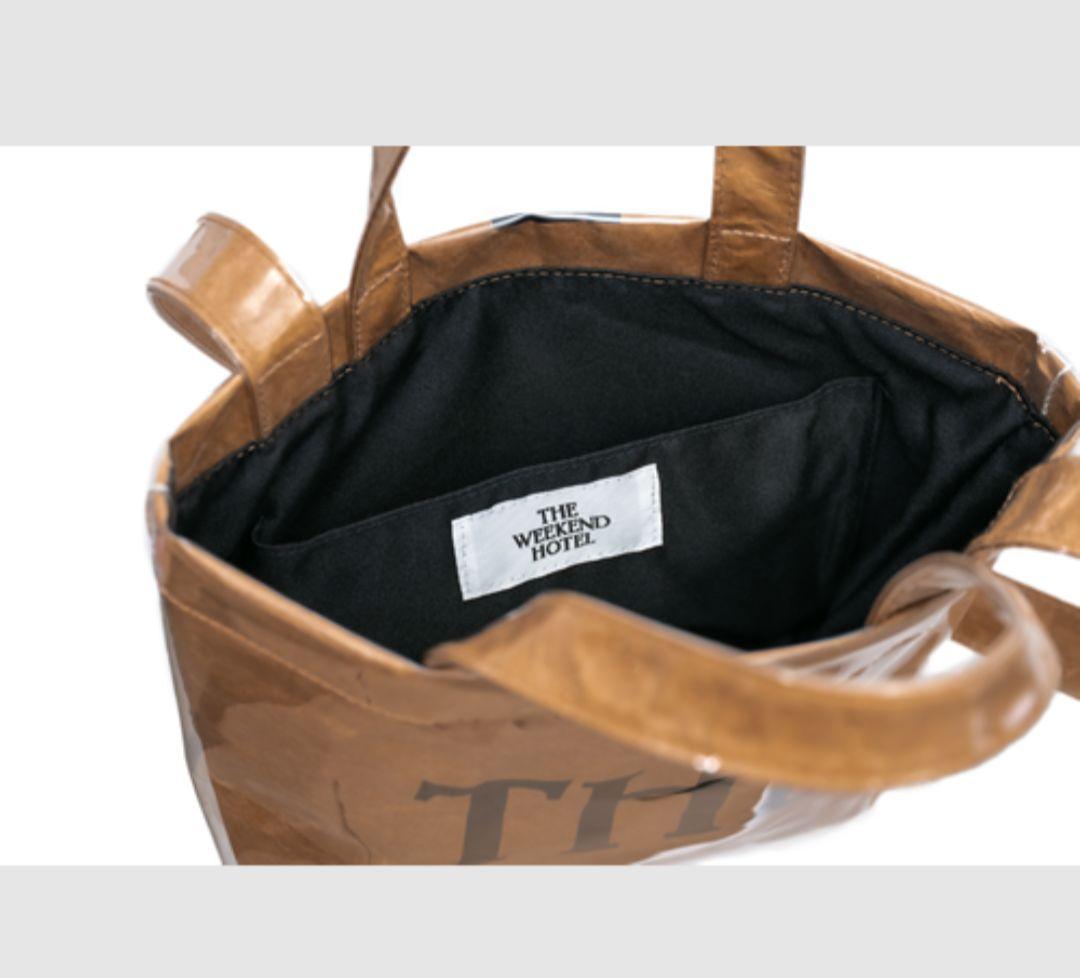 山田優さんtheweekendhotel　PVCBag(THE)BEIGE
