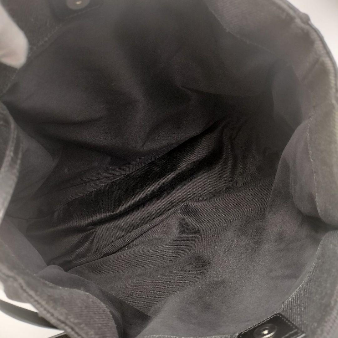 極美品✨グッチ　トートバッグ　GG柄　ブラック　黒