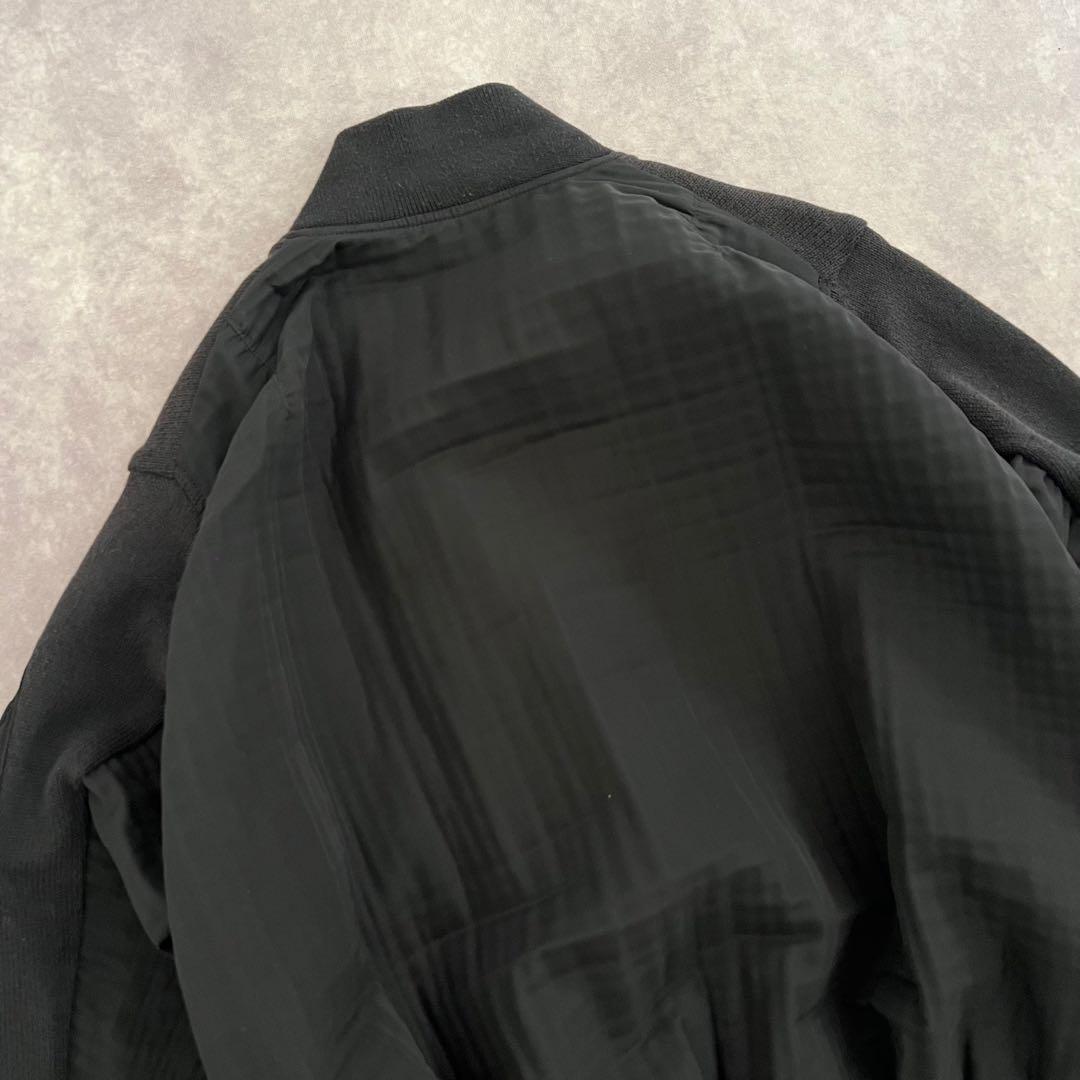 sacai 19AW MA-1 ドッキングジャケット オールブラック 希少