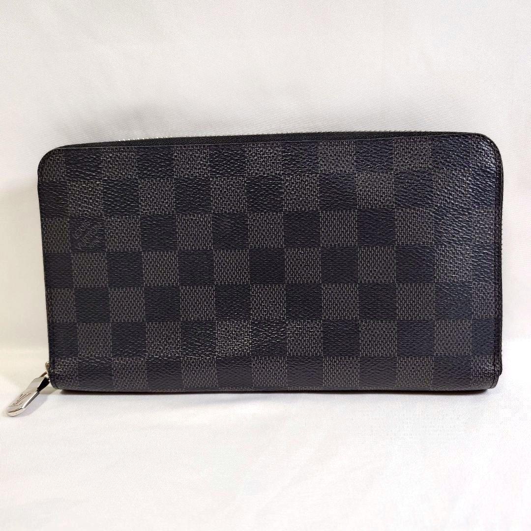 ルイヴィトン ダミエ グラフィットジッピー オーガナイザー 型番N60111