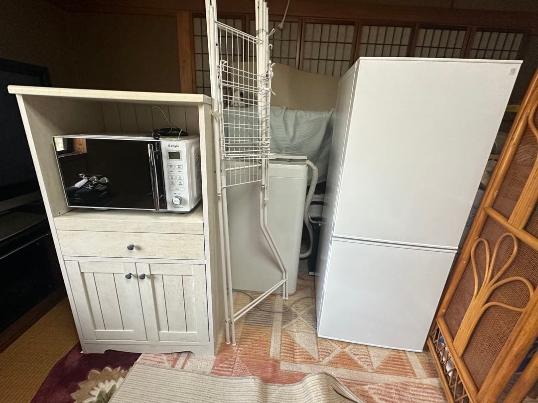ニトリ冷蔵庫電子レンジキャビネット洗濯機 広島県の方もしくは引き取り可能な方希望