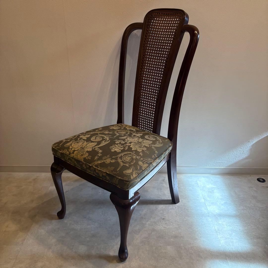 ハイバックチェア　MARUNI 猫足　2/2