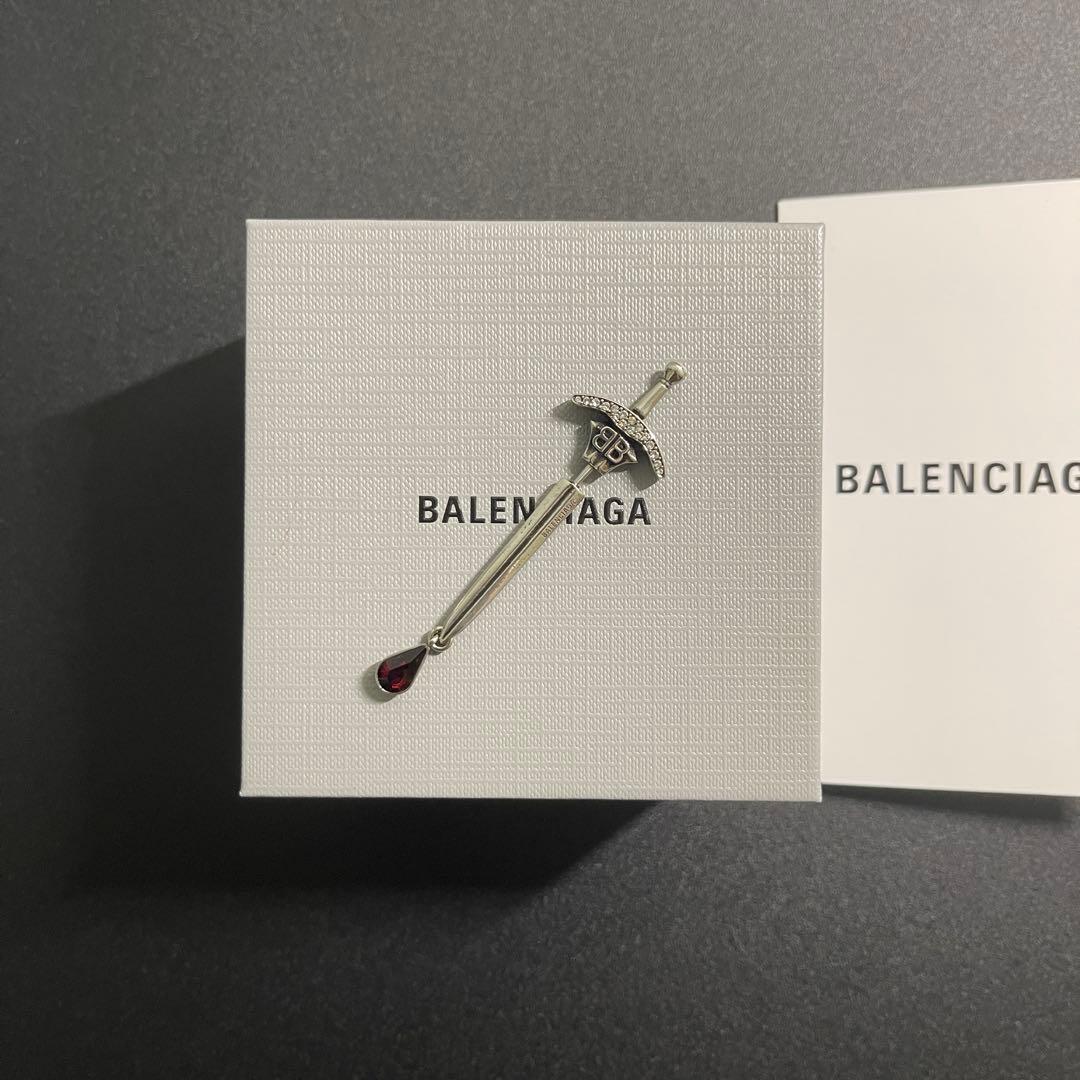 BALENCIAGA バレンシアガ　片耳用　ピアス　ゴスソード　付属品完備