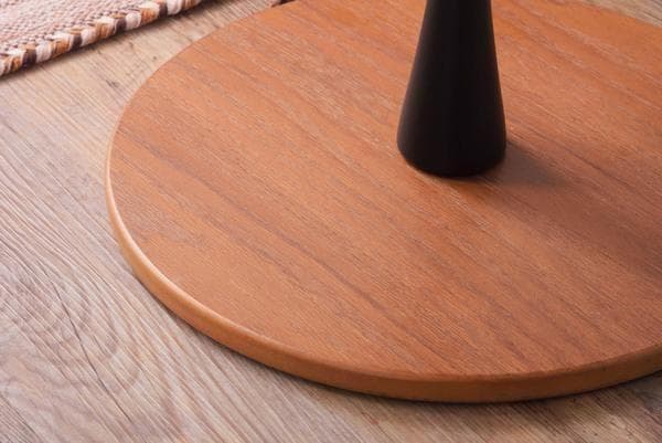 木製 収納 サイドテーブル 丸型 ナイトテーブル ソファーテーブル リビング