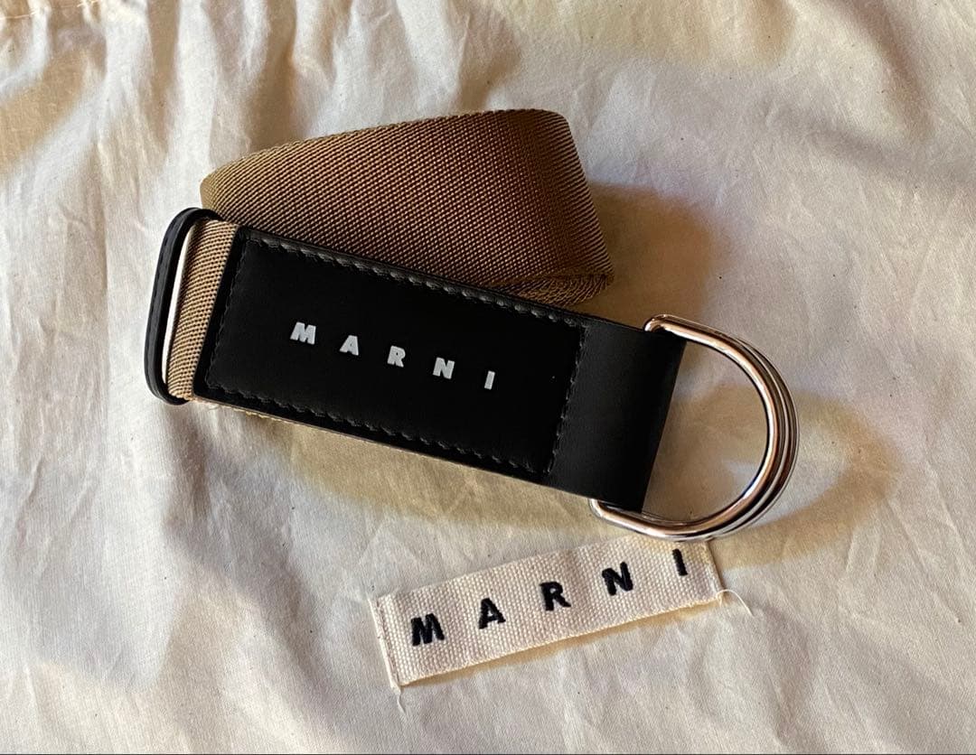 ☆REAR☆ MARNI マルニ ベルト Dリング バックルベルト