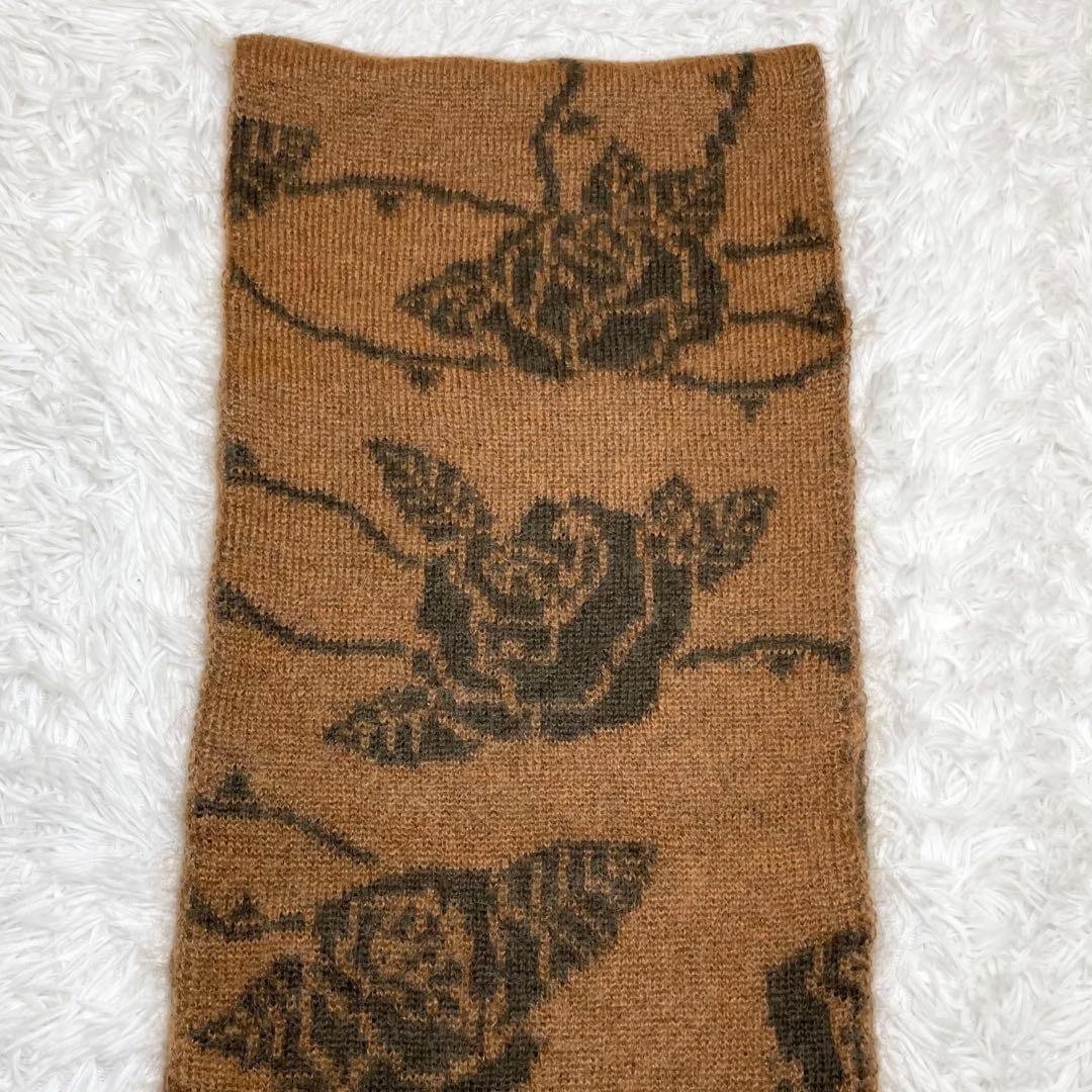 ギャングスタービル　マフラー・ストール・バラ・モヘア・ヂャガード・アンゴラヤギ