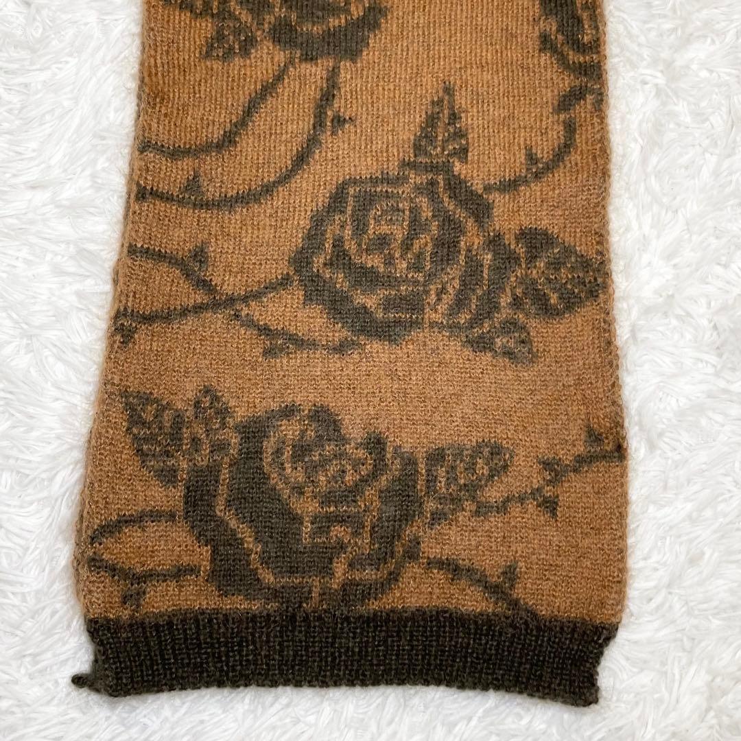 ギャングスタービル　マフラー・ストール・バラ・モヘア・ヂャガード・アンゴラヤギ