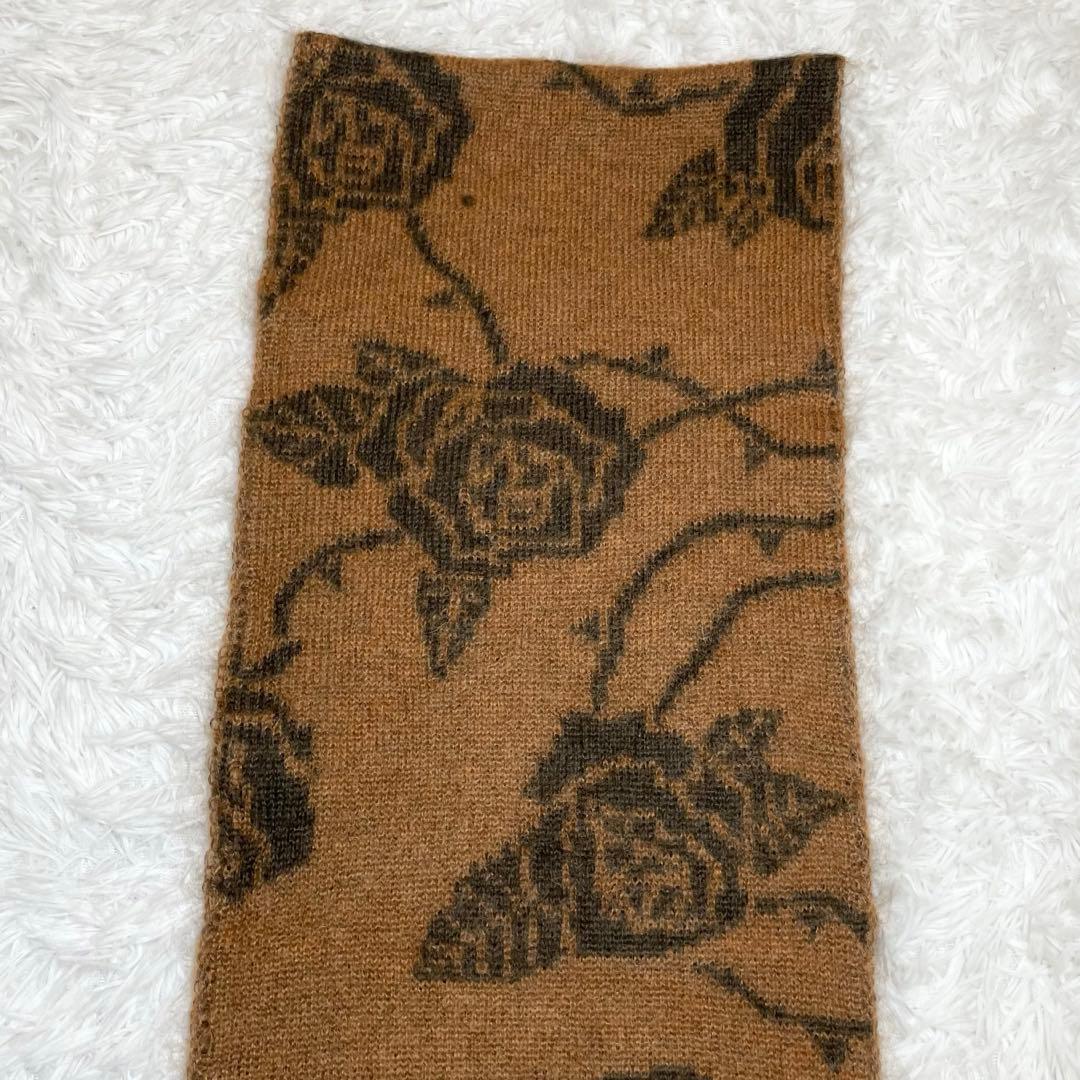 ギャングスタービル　マフラー・ストール・バラ・モヘア・ヂャガード・アンゴラヤギ