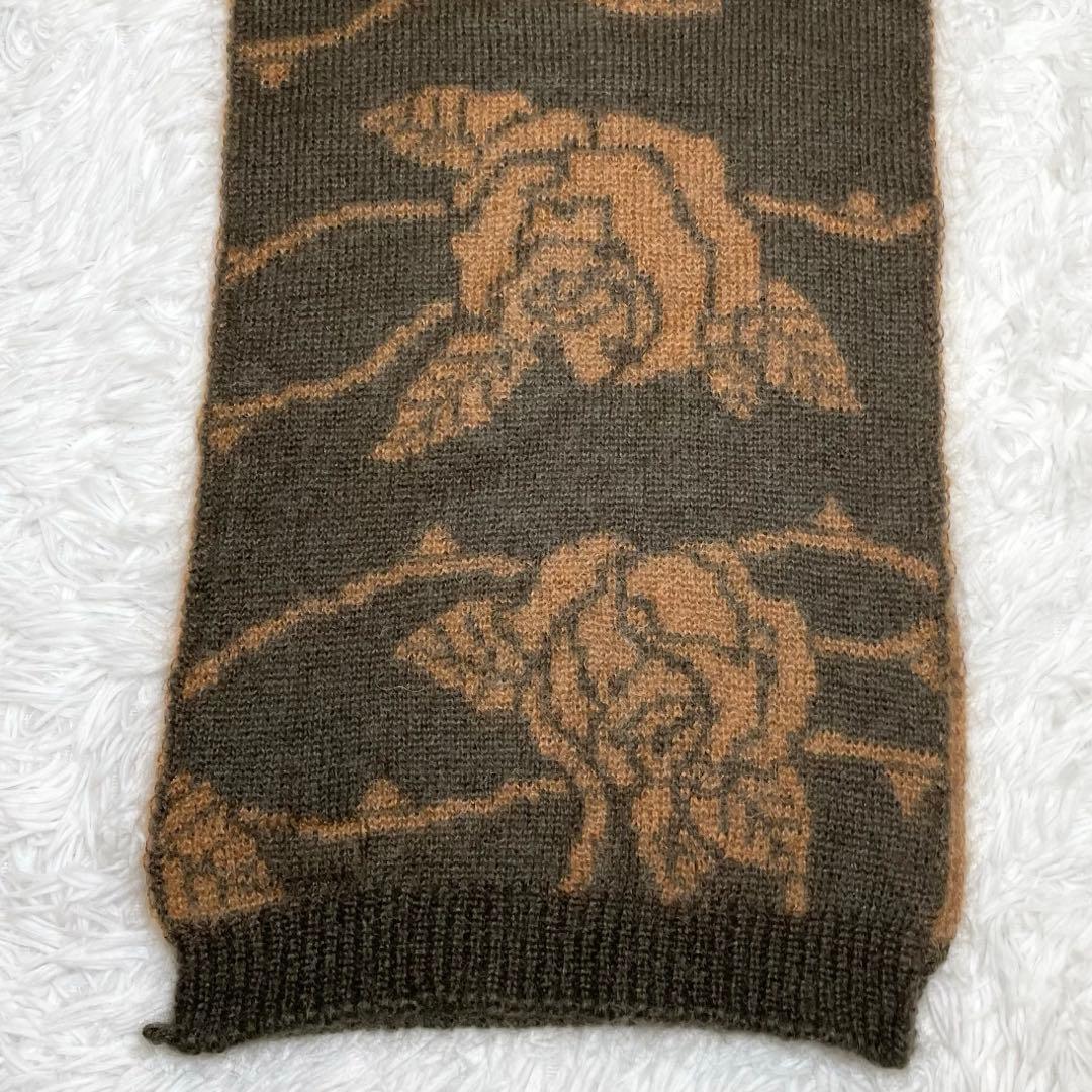 ギャングスタービル　マフラー・ストール・バラ・モヘア・ヂャガード・アンゴラヤギ