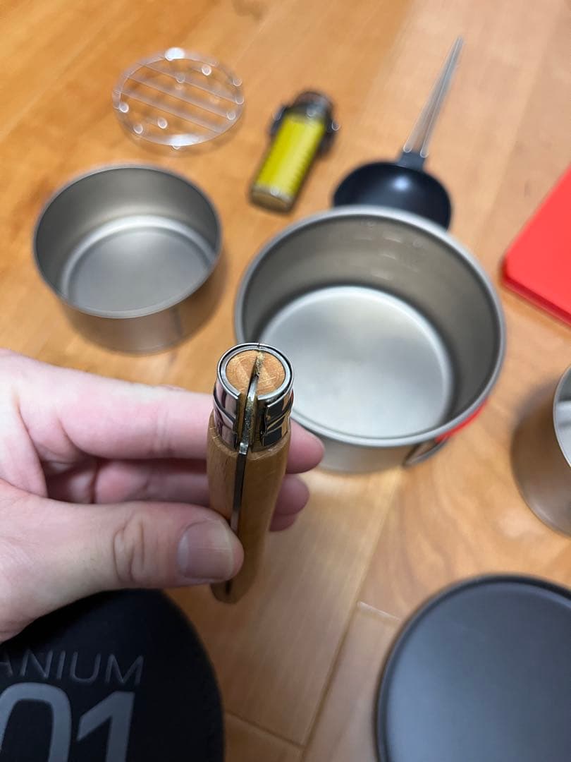 ア*ン様 エバニュー MSR peak オピネル 水蒸気炊飯　登山クッカ