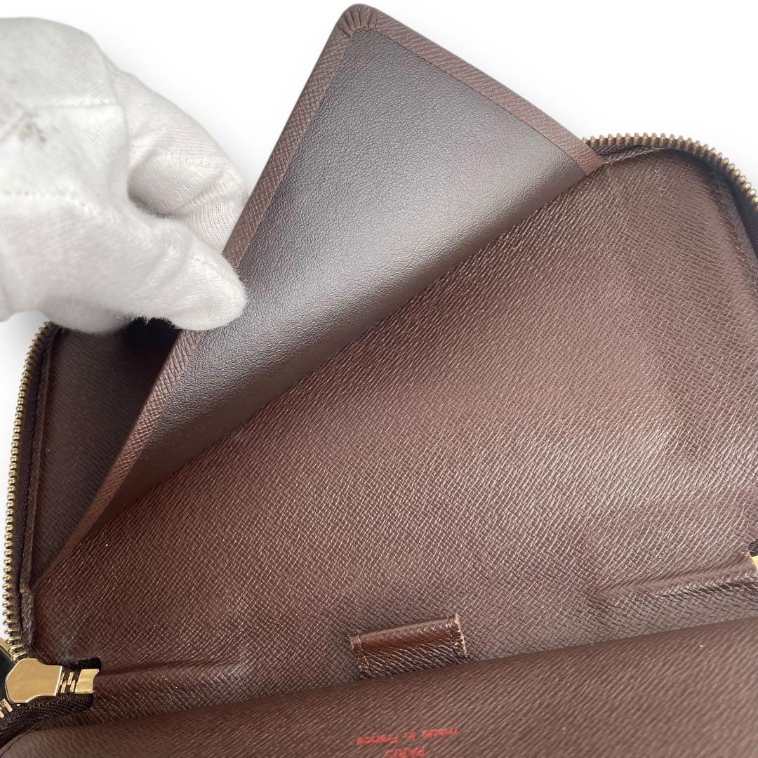 美品✨ルイヴィトン ダミエ ジッピー オーガナイザー 長財布 ラウンドファスナー