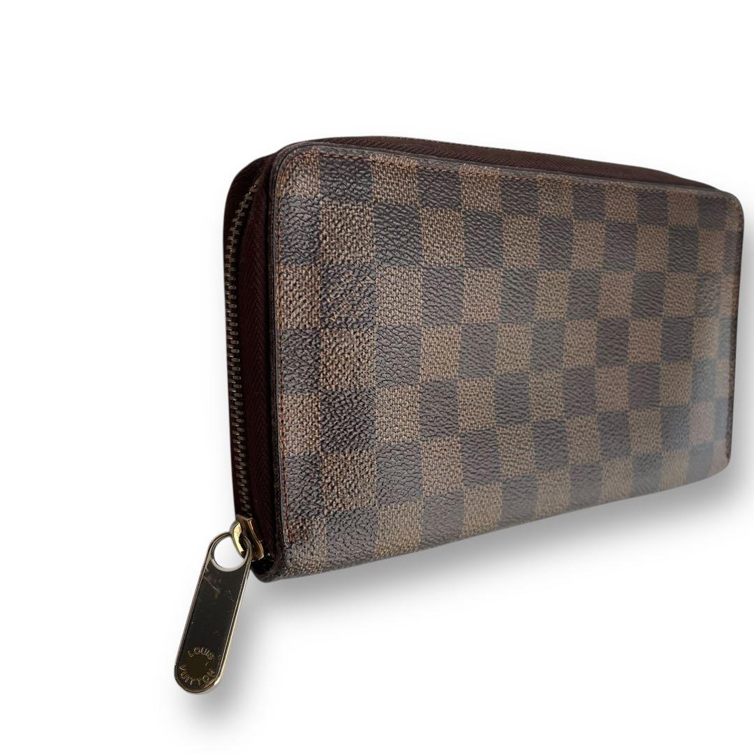 美品✨ルイヴィトン ダミエ ジッピー オーガナイザー 長財布 ラウンドファスナー