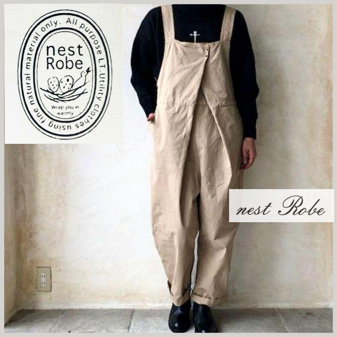 ala様 nest Robe ネストローブ❦サロペット チノフロントホック