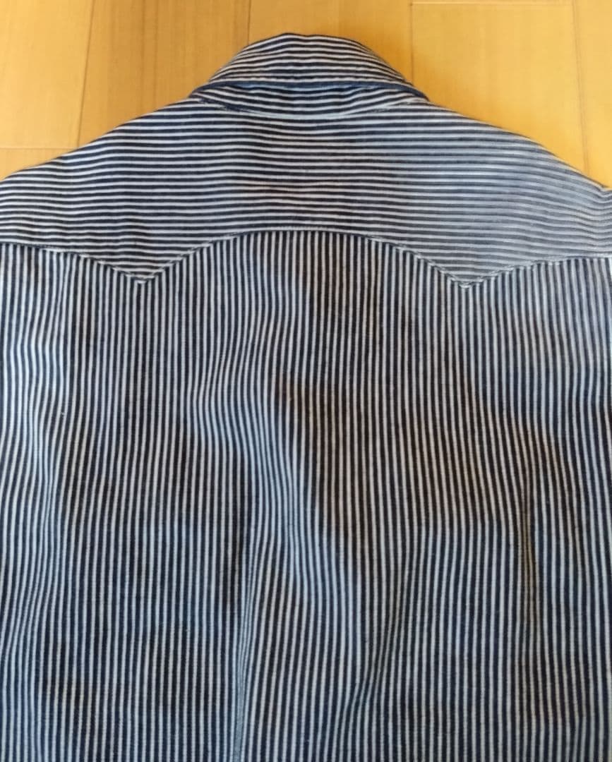 ウエアハウス 42 ヒッコリー ウエスタンシャツ ショートホーン 3038