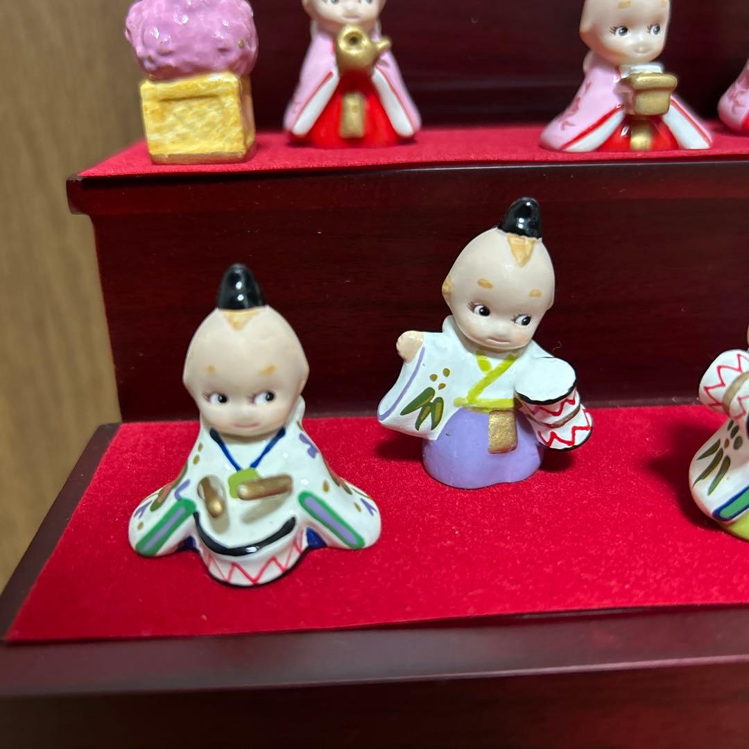 ローズオニール　キューピー　「お雛様三段かざり」