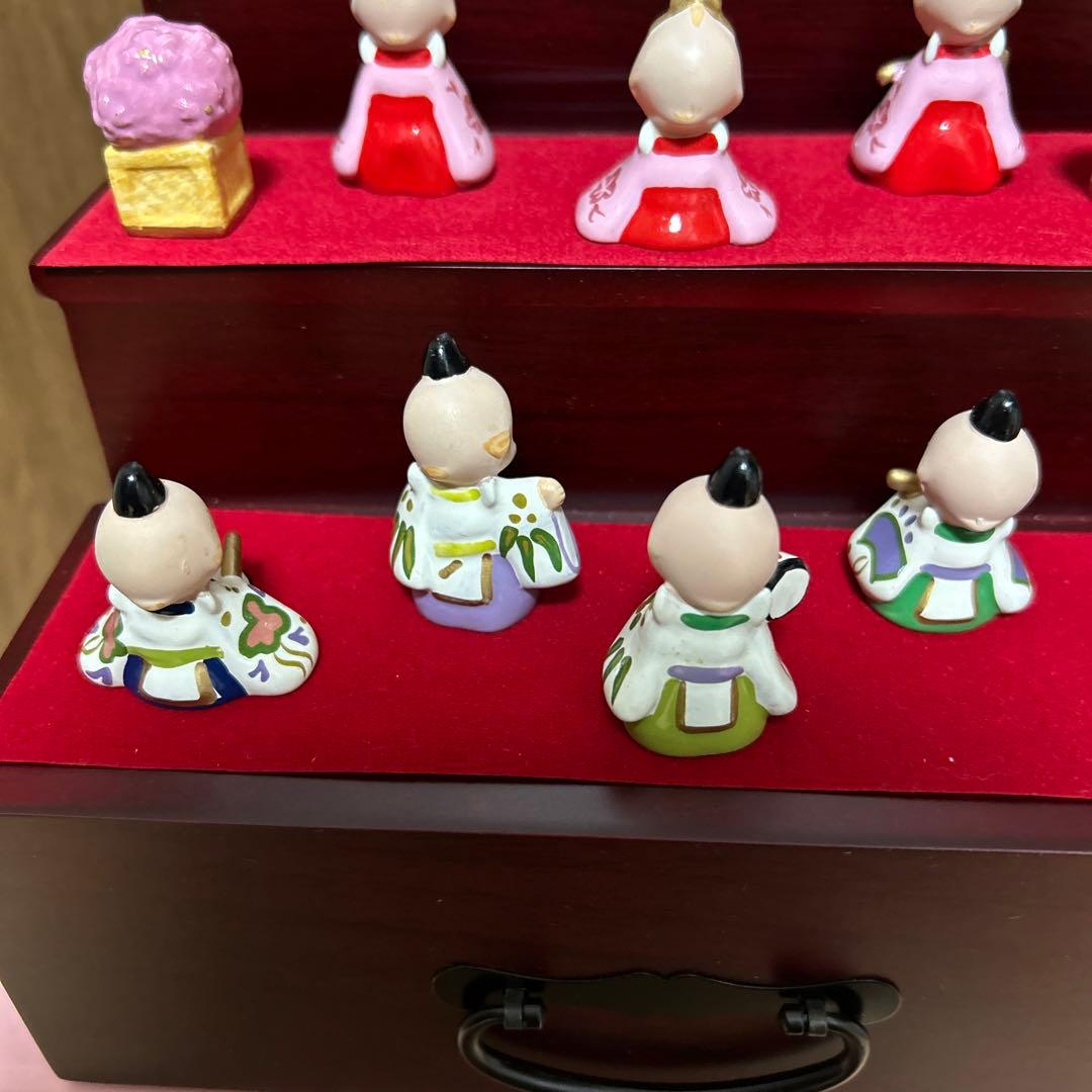 ローズオニール　キューピー　「お雛様三段かざり」