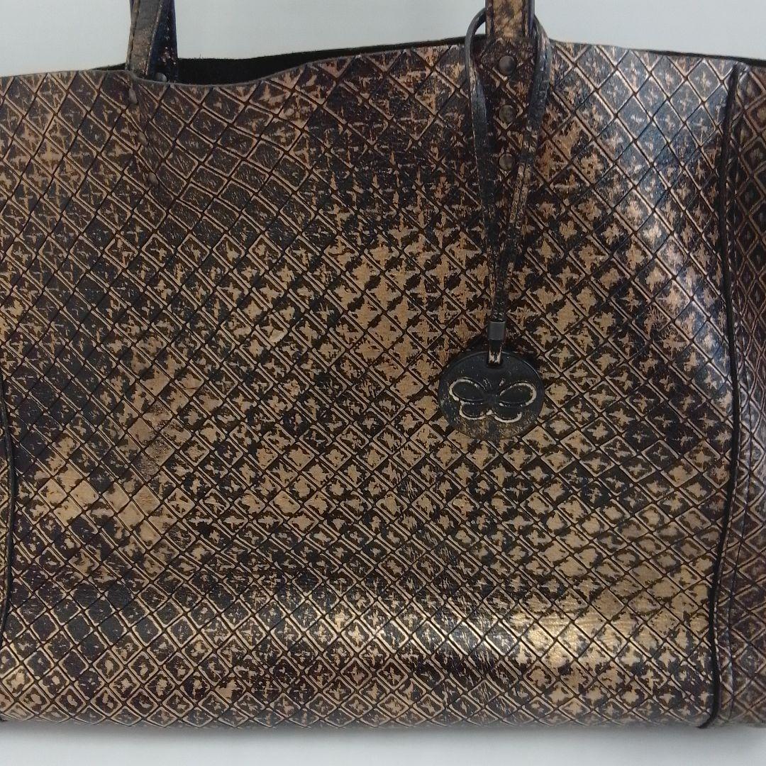 LA04 ボッテガヴェネタ イントレッチオミラージュ トートバッグ チャーム付き