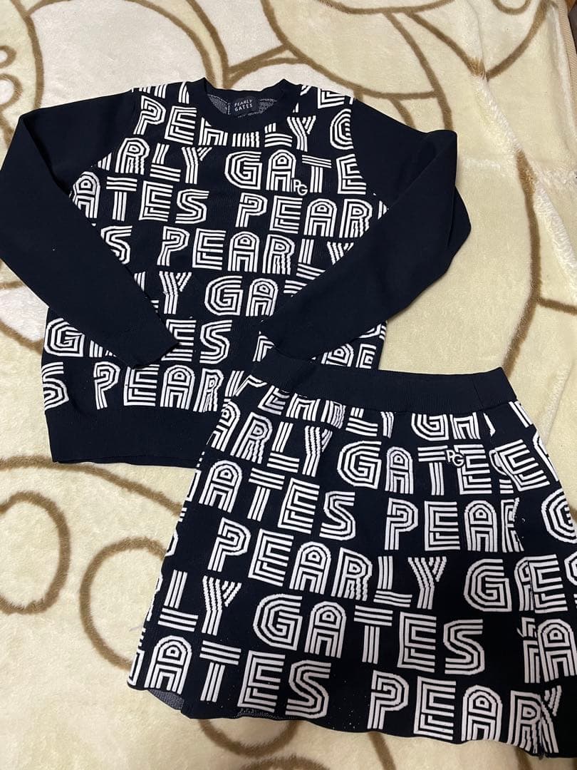 超美品！シルエット◎パーリーゲイツのニットセットアップ