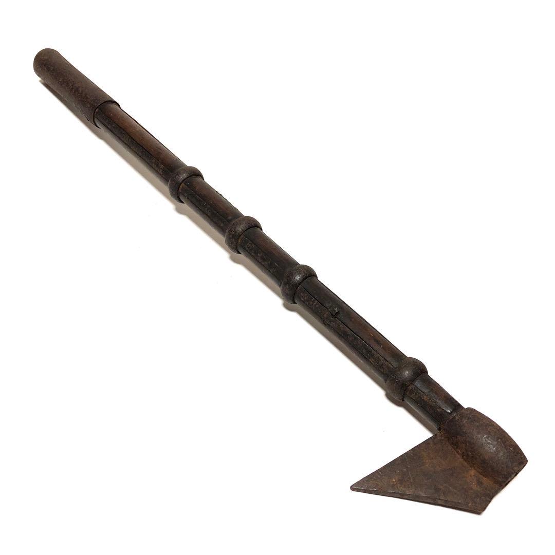 ■時代物・古道具■鳶口・とびぐち■古民具・火消し棒・消防・置物・オブジェ・刀装具