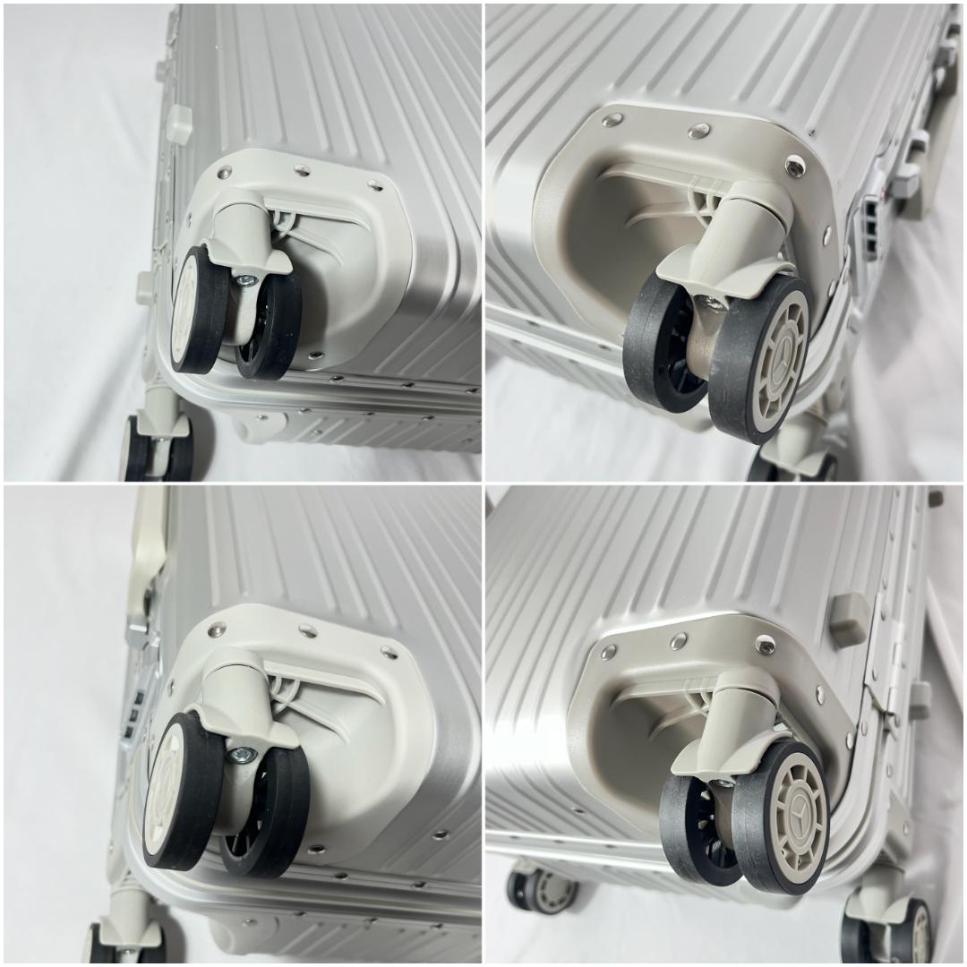 超美品 メルセデスベンツ アルミスーツケース シルバー キャリーケース 32L