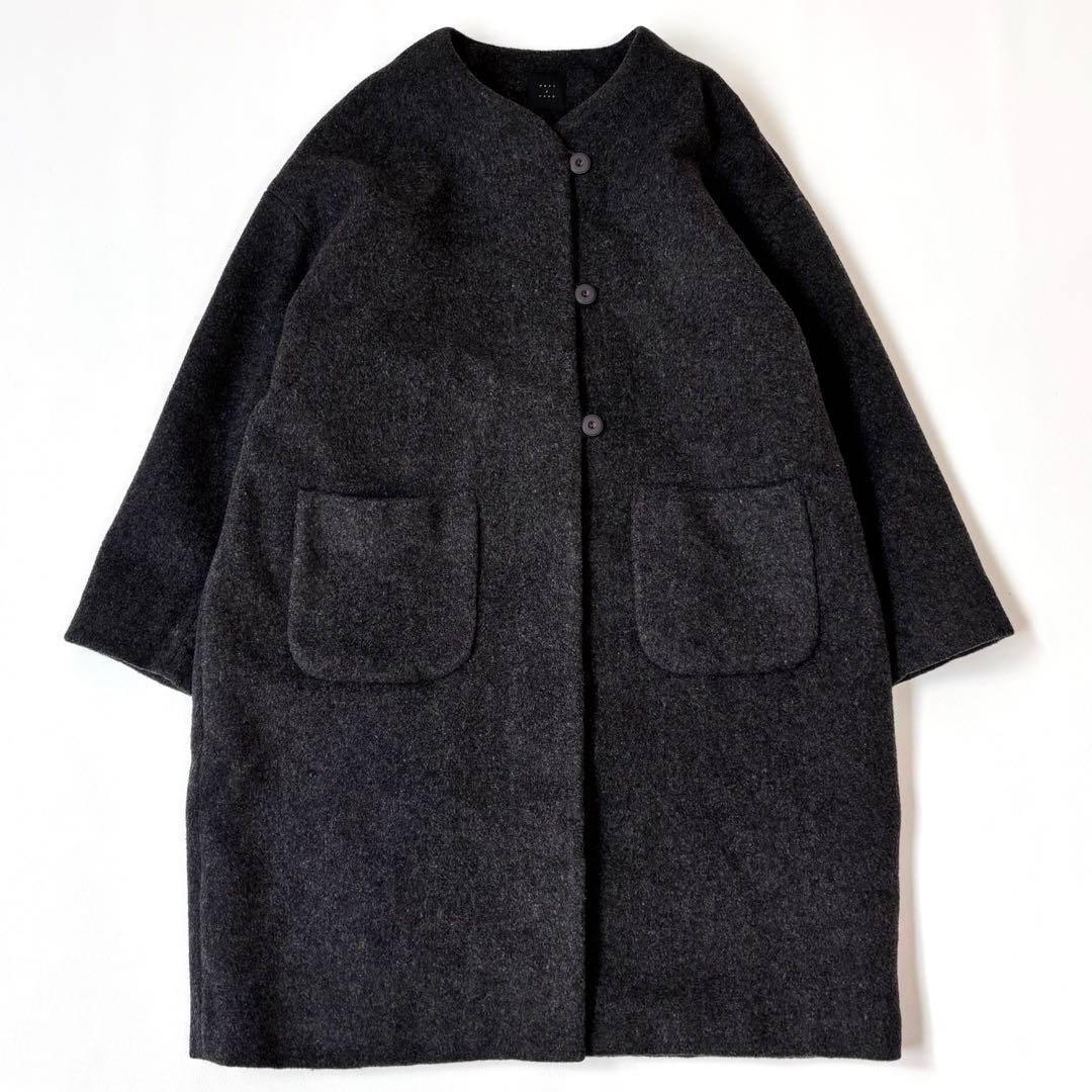 オオカミとフクロウ オオカミとシロクマのヴィーカ ロングメルトンコート 日本製