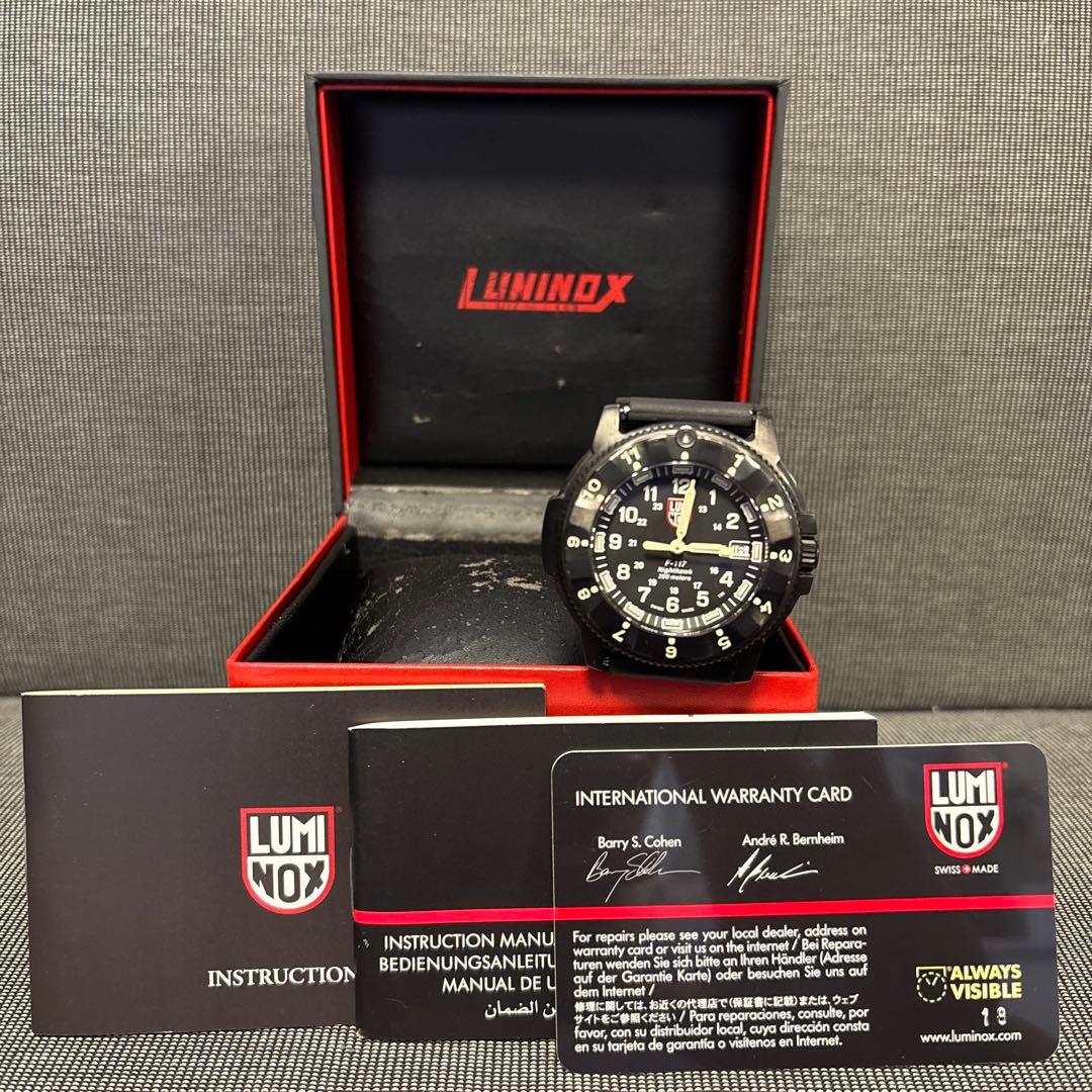 【美品】LUMINOX F-117 NIGHIHAWK ナイトホーク