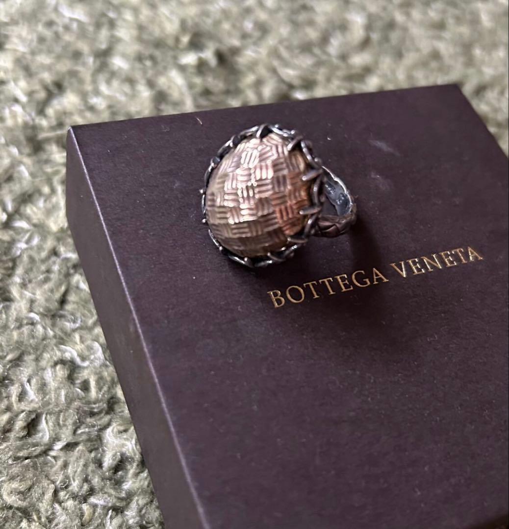 Bottega Veneta オーバル型リング　シルバー　指輪